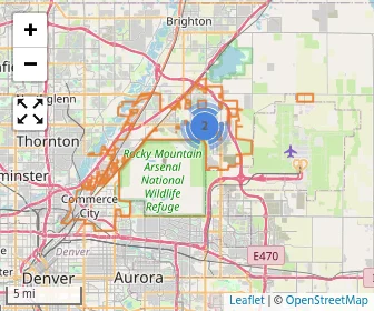 Area schools map